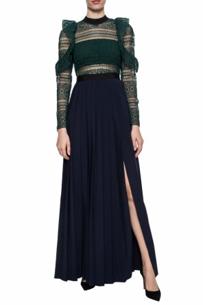 Lace-trimmed dress, zdjęcie 2 Lace-trimmed dress od Self Portrait